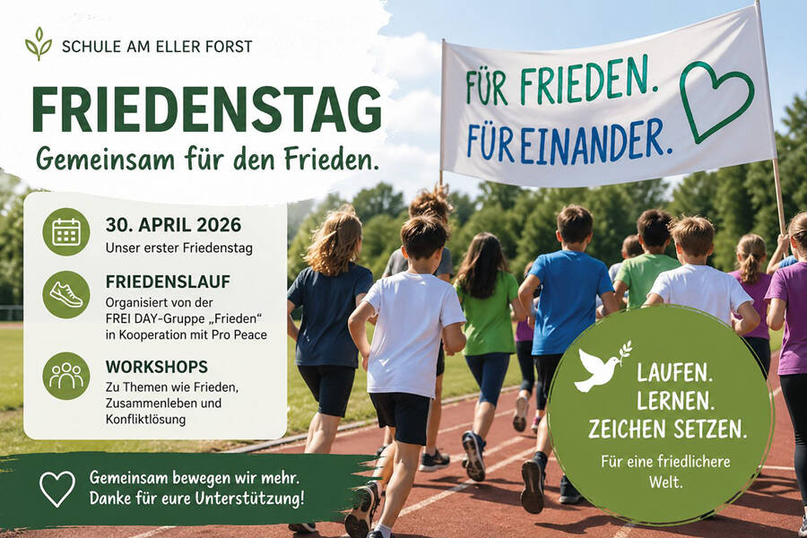 Friedenstag an der Schule am Eller Forst