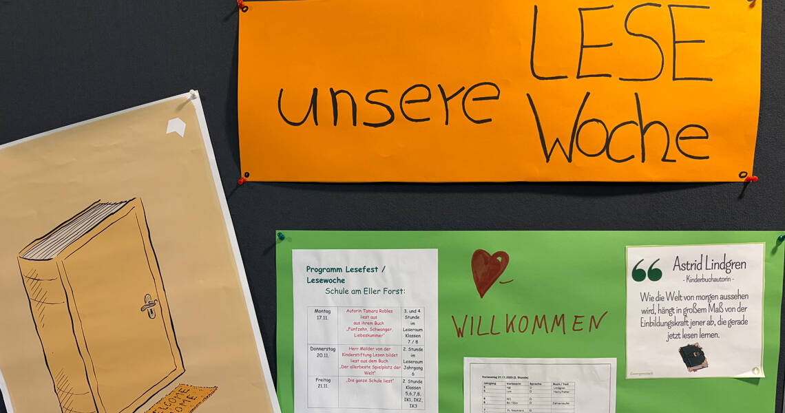 Lesen verbindet – Unsere Lesewoche an der Schule am Eller Forst